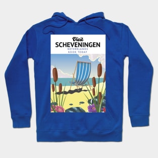 Scheveningen Netherlands beach poster Hoodie